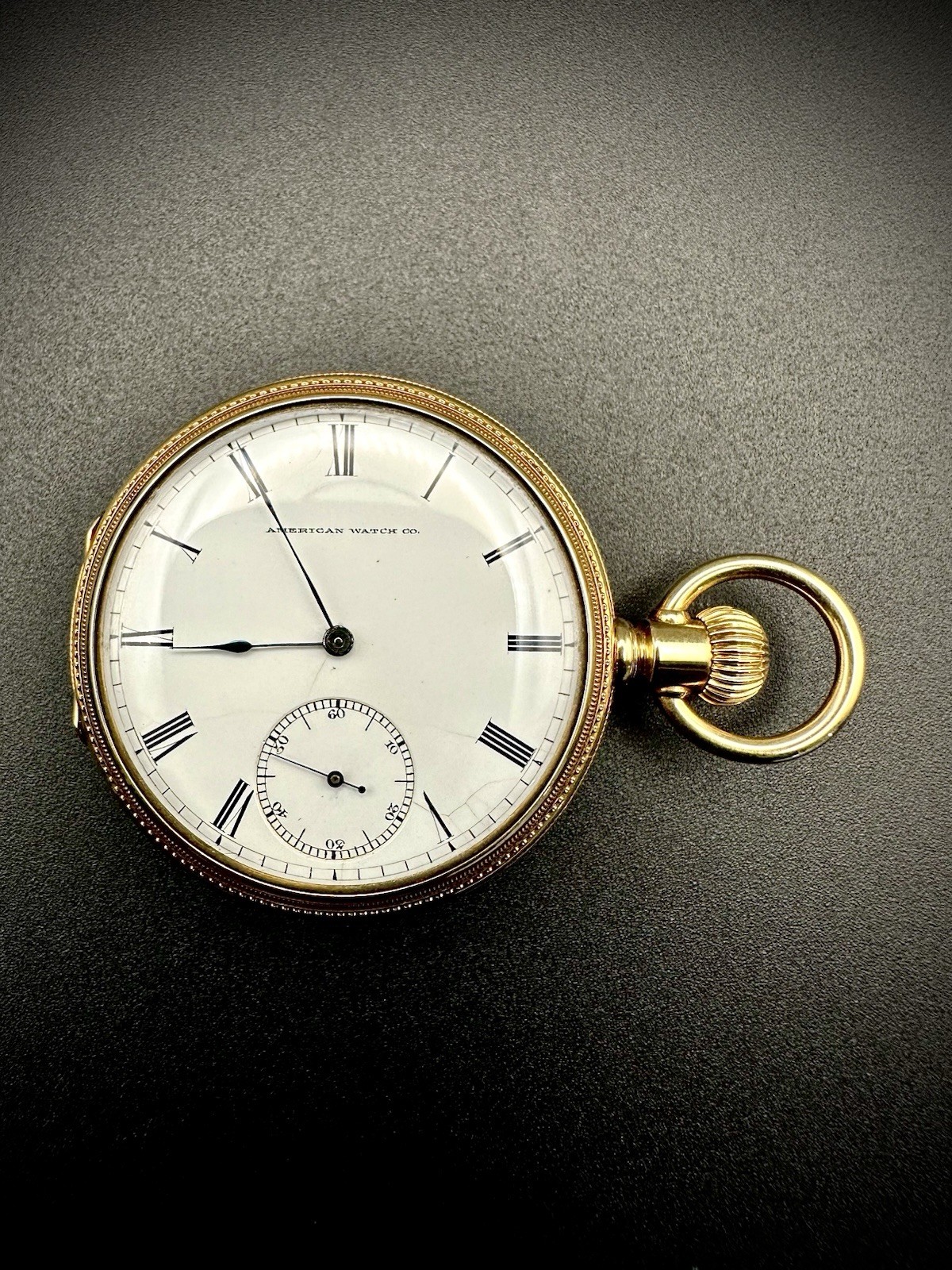 Solid 14k Gold American Waltham Watch Co. Model 1873 8s 15j Serviced