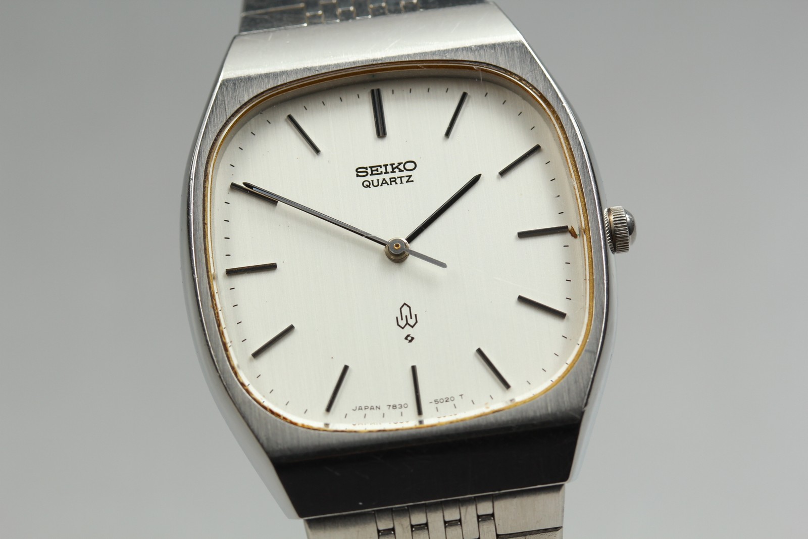 Vintage 1988 [Exc+5] Seiko Chariot 7830-5020 Silver Tank 32mm Quartz Men’s Watch