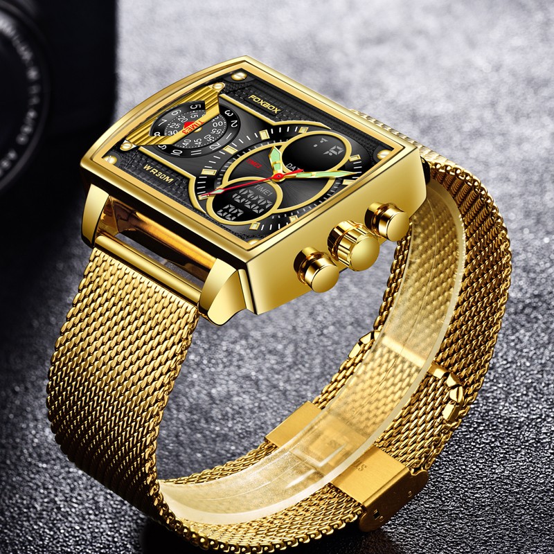 Men’s Multi-functional Waterproof Luminous Electronic Quartz Watch
