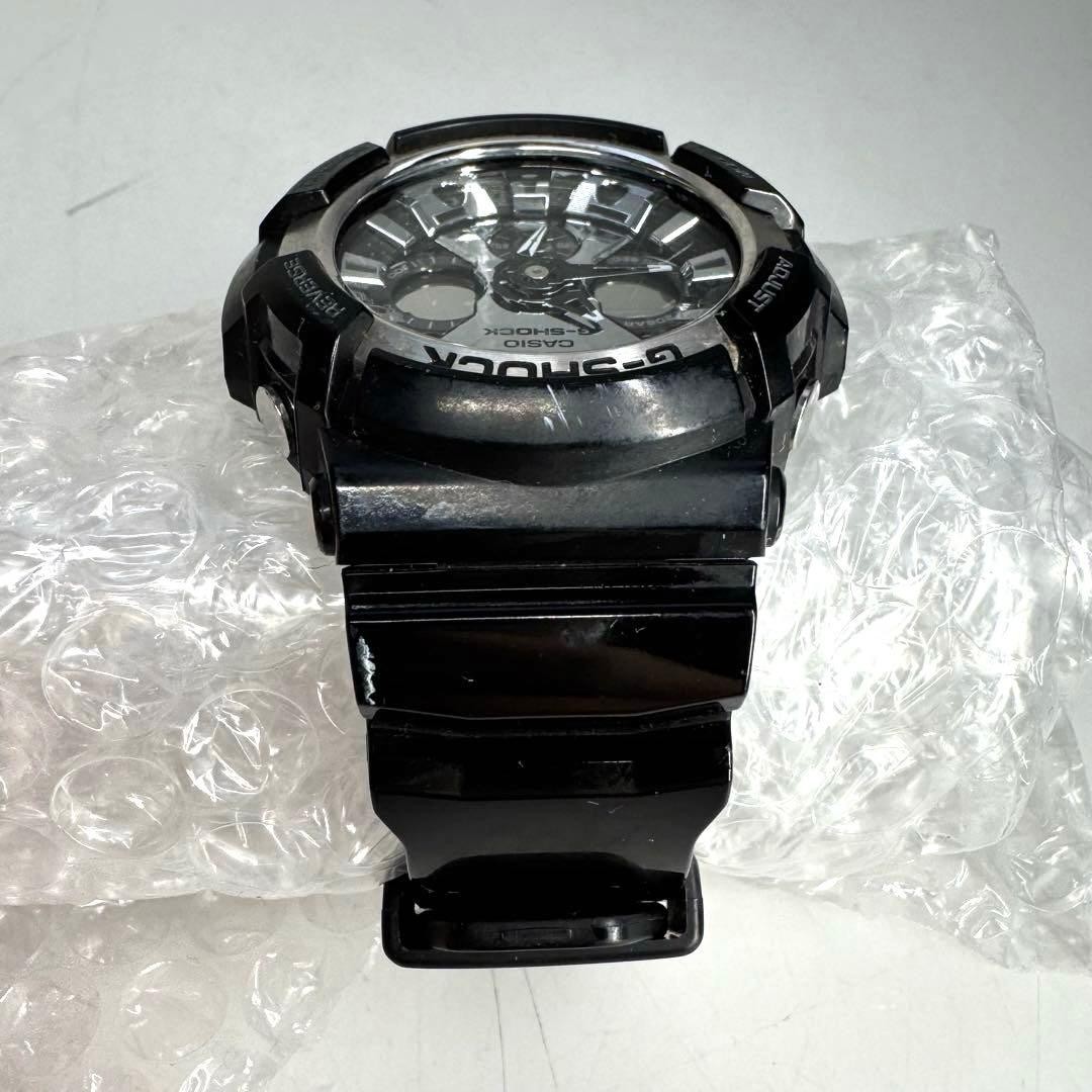 CASIO G-SHOCK GA-200BW Analog Watch, Black
