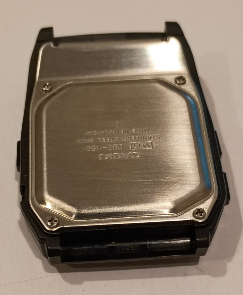 Vintage Casio Data Bank 150 Calculator Watch DBC-150 (1477) Watch Face No Straps