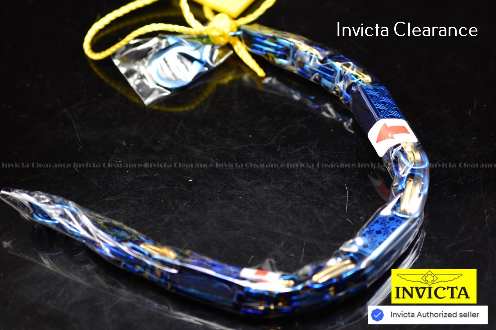 NEW INVICTA JM CORREA Ltd Ed. Black Dial Blue Silicone Band Automatic 44mm Watch