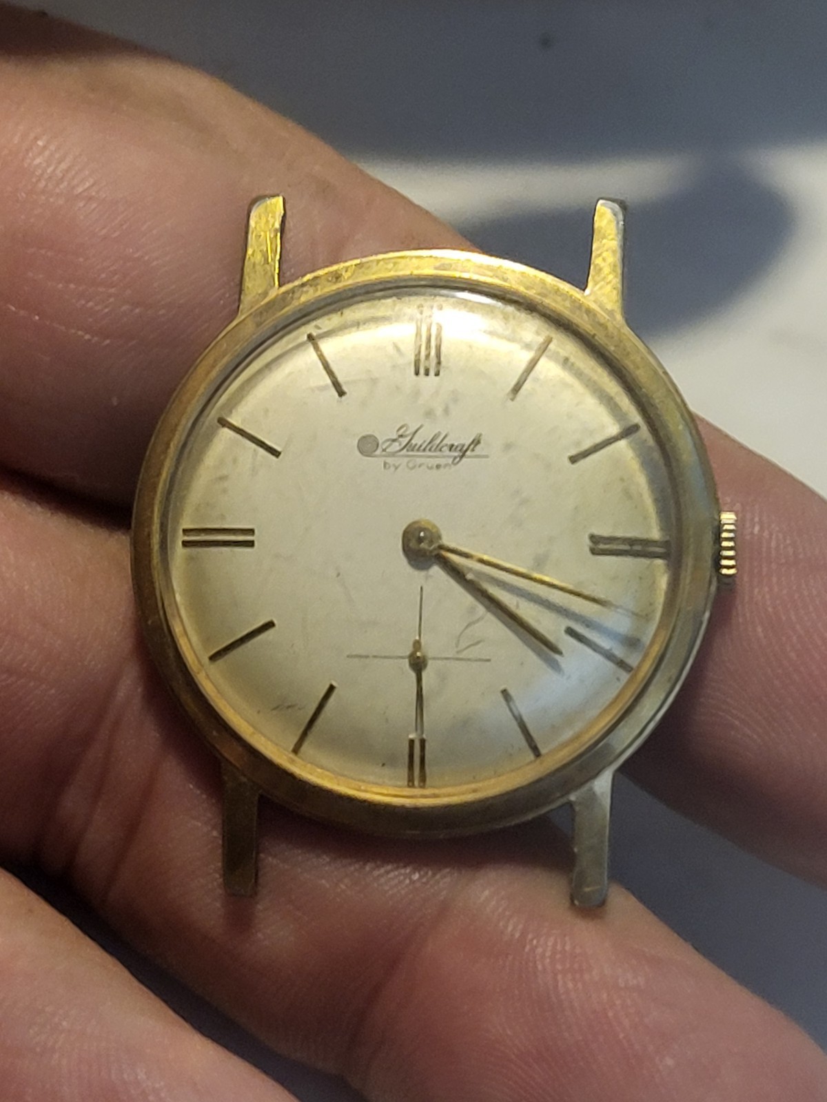 Vintage Guildcraft by Gruen men’s manual wind watch