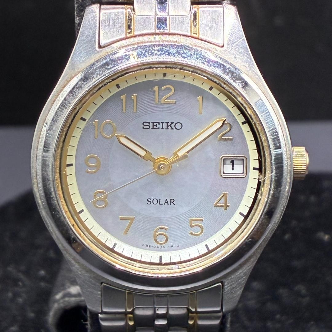 Seiko Solar Date 28mm Women’s Watch