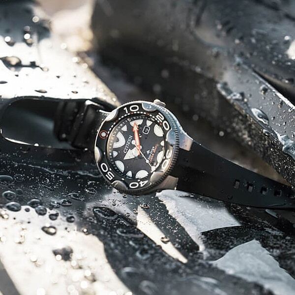 Citizen Promaster MARINE BN0230-04E 200m Diver Watch Solar Analog Men Black