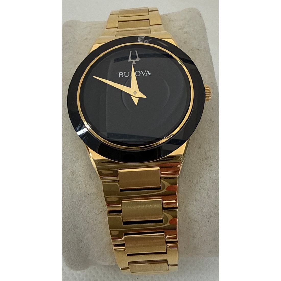 Bulova Modern Millennia Men’s Black Dial Quartz Watch 97L175