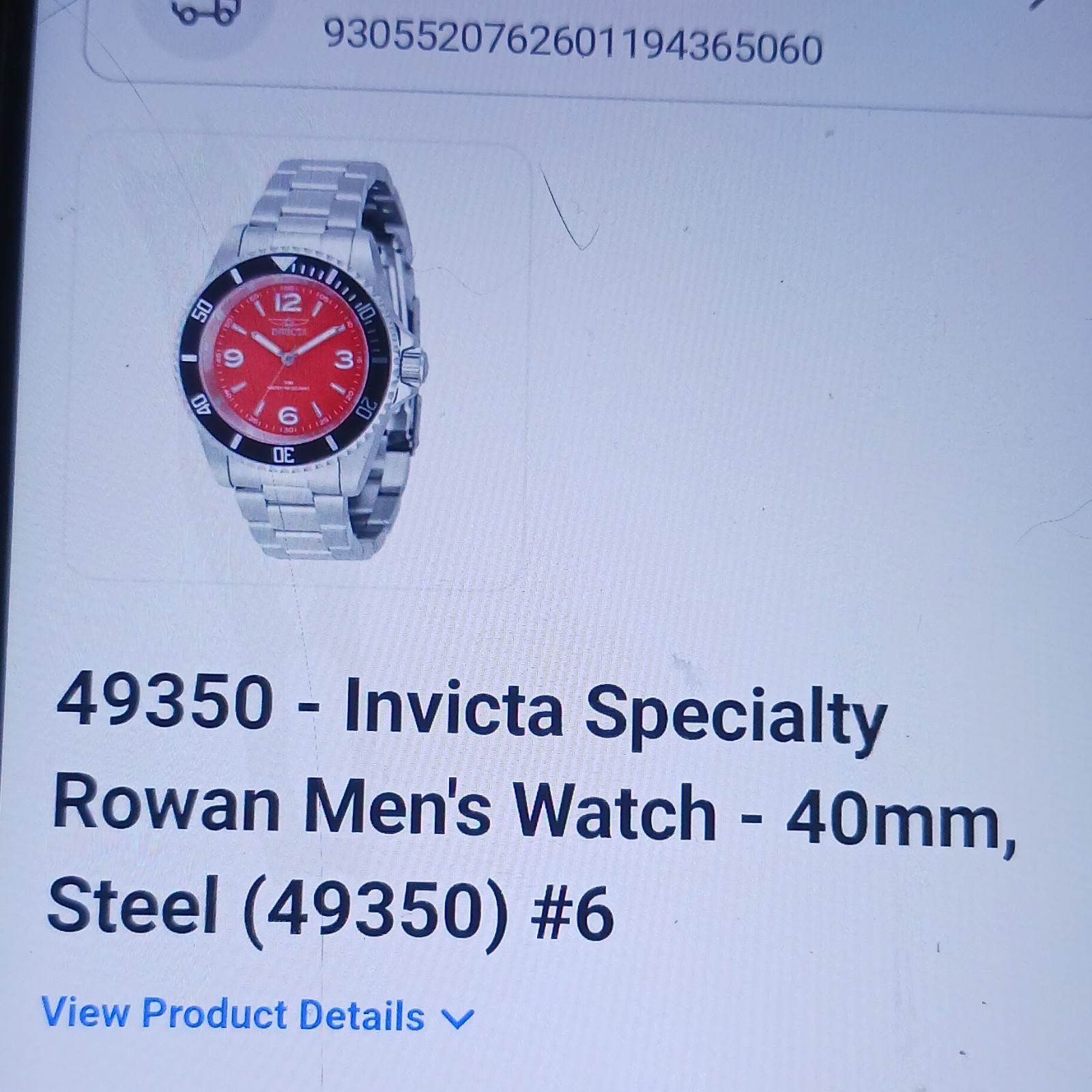 NEW Invicta Specialty Rowan Men’s Watch – 40mm, Steel (49350)