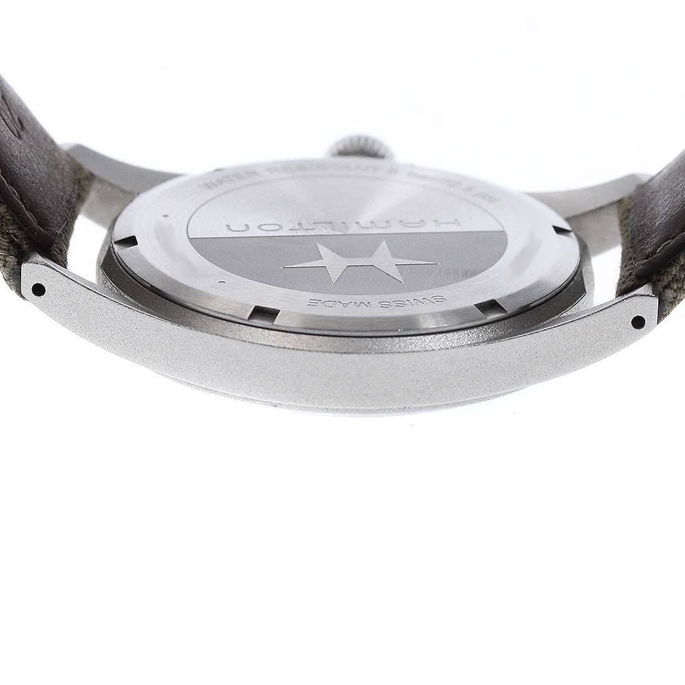 HAMILTON Khaki field mechanical H694390 green Dial Hand Winding Men’s_971568