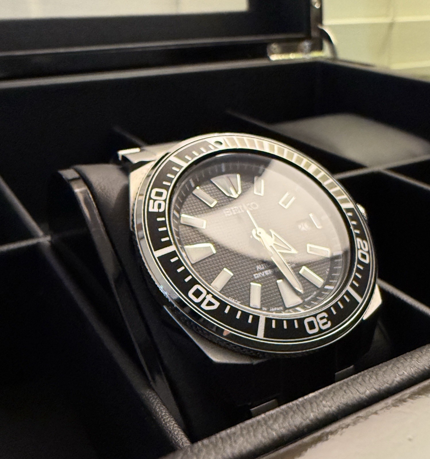 Seiko Prospex Samurai Ref. SRPF03K1, 4R35-01V0, Automatic Movement Watch