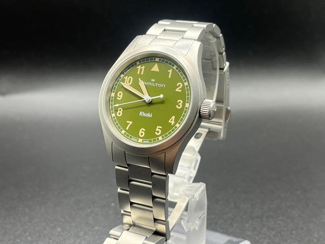 Hamilton Khaki Olive Green Dial Watch H694010