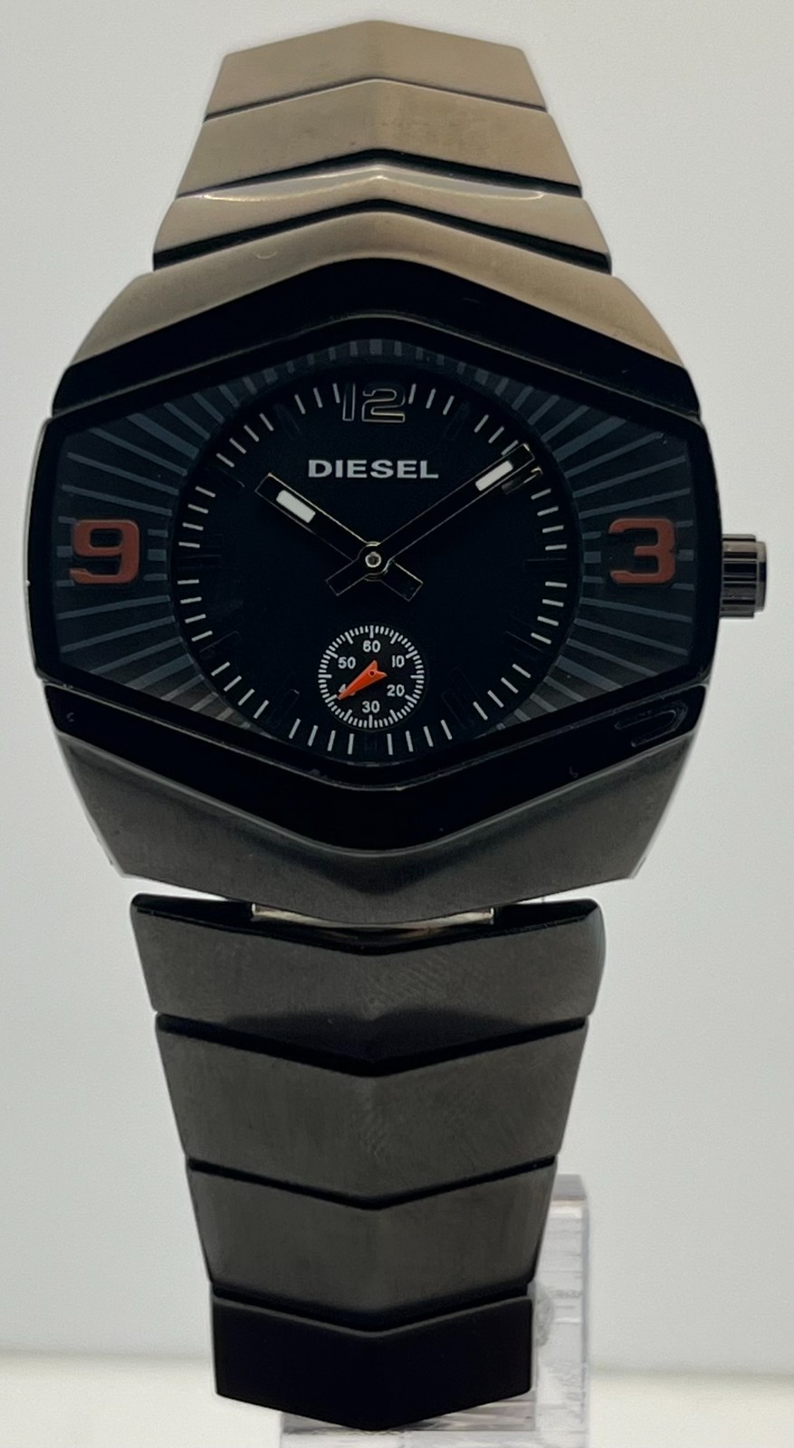 Diesel Quartz Black Dial Sub Second Working Condition Men’s Wristwatch