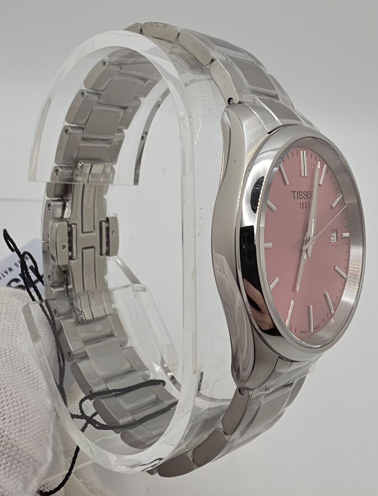 Tissot PR 100 Quartz 34mm Pink Dial Steel Women’s Watch T150.210.11.331.00