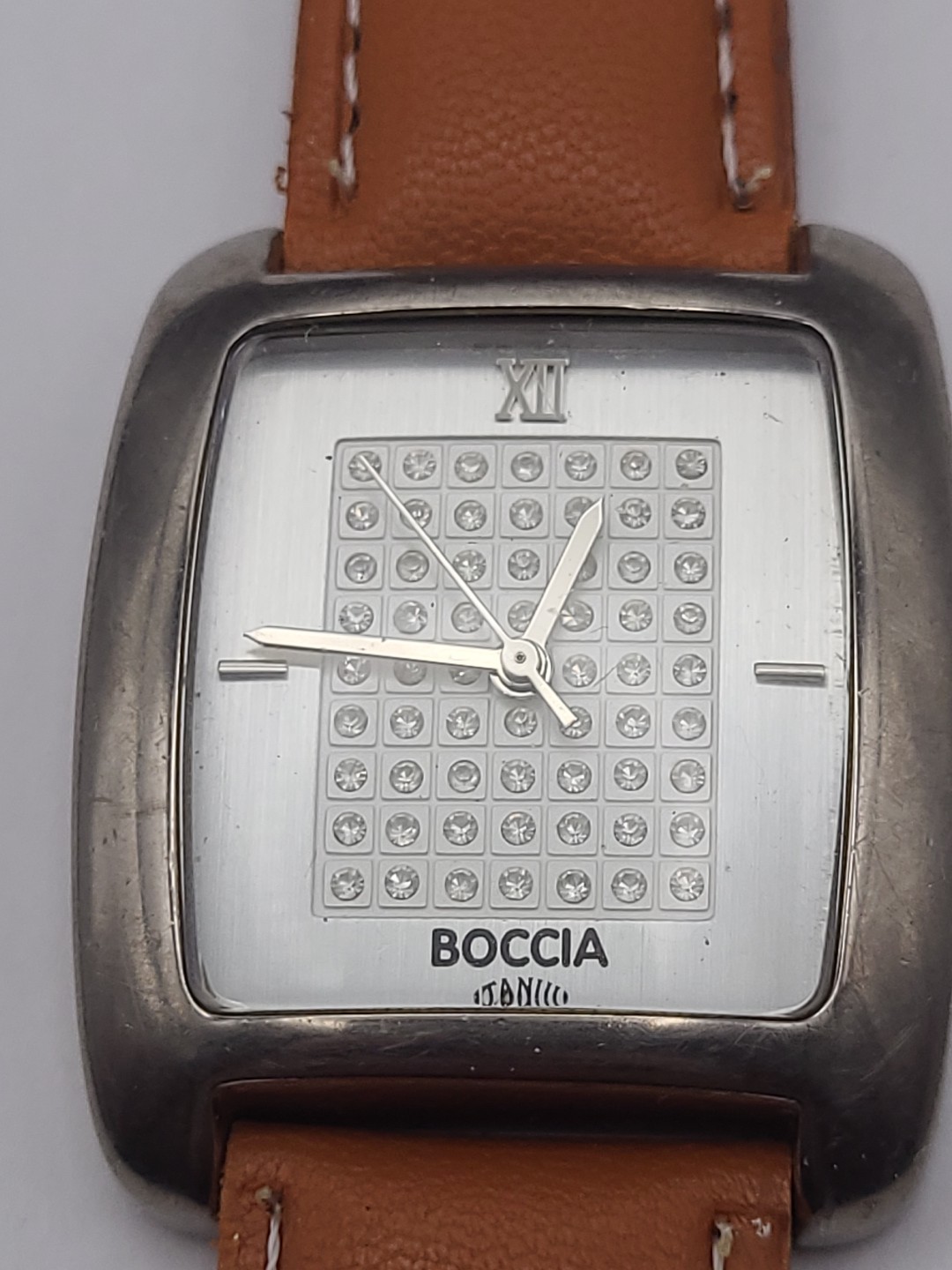 Men’s Boccia Men’s Titanium Quartz Watch New Battery Working