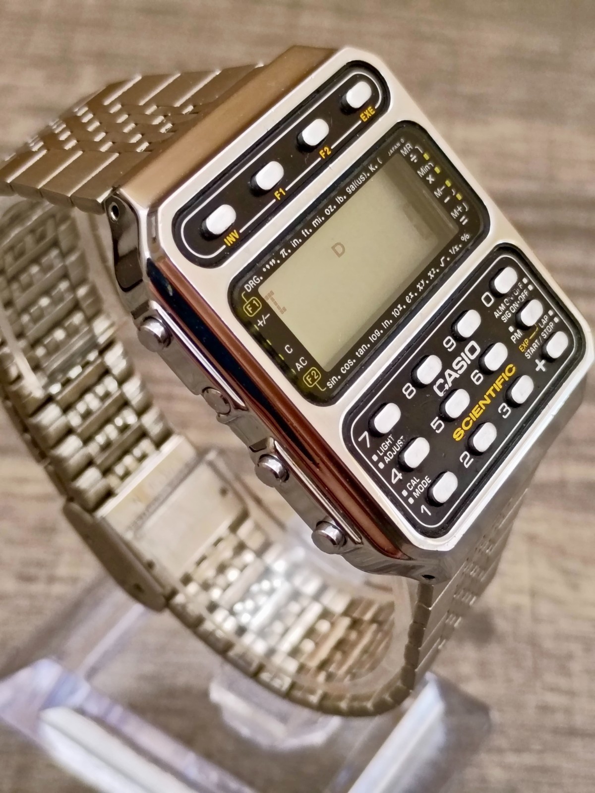 CASIO -Vintage- SCIENTIFIC Calculator Watch CFX-200 -Module 197- GREAT & Working
