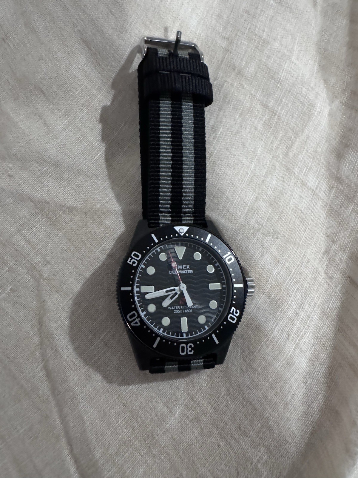 Timex Deepwater Reef 200 XCF 43mm Watch with Archer nylon NATO strap