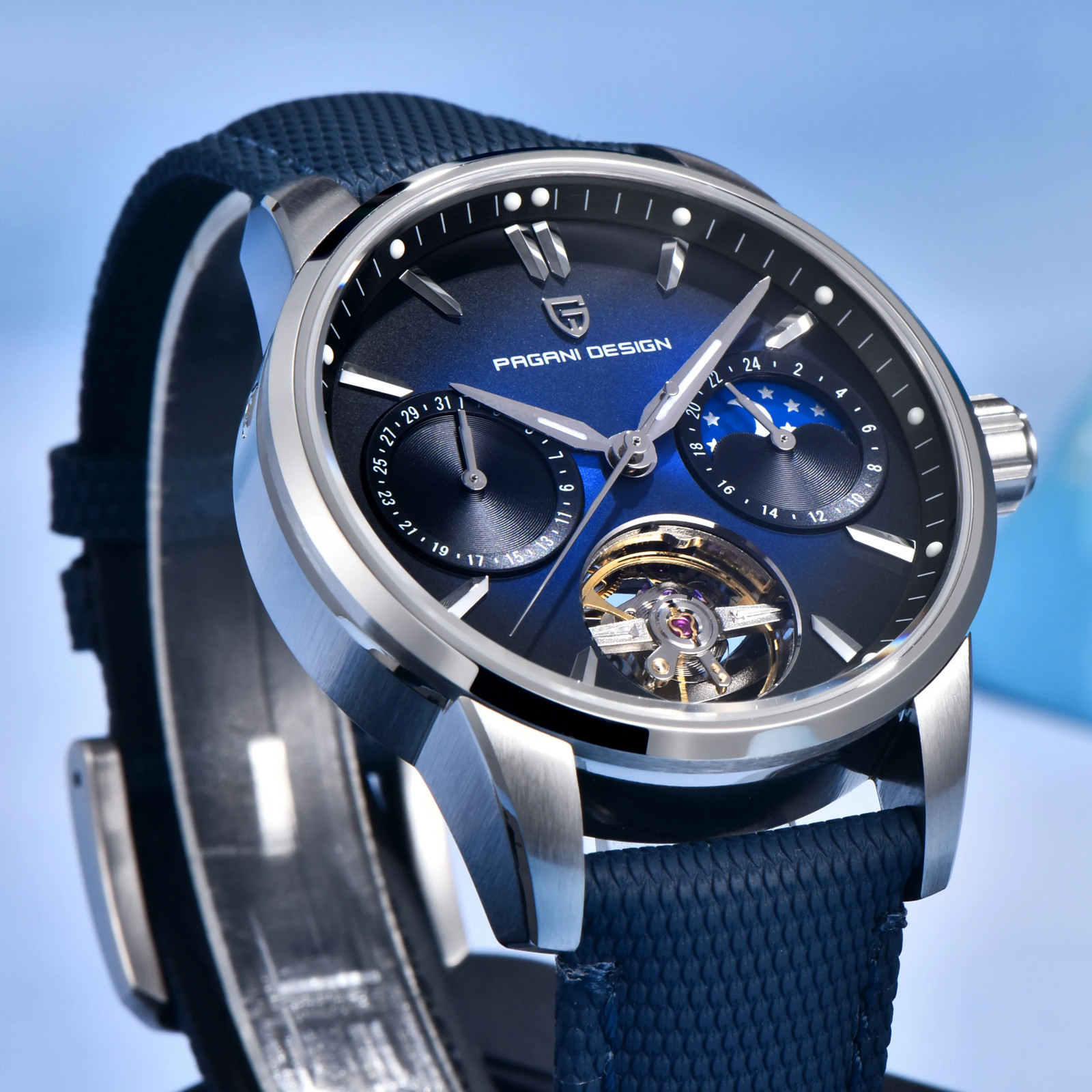 2026 Men Mechanical Watch 41mm Sapphire Crystal Stainless Steel Waterproof