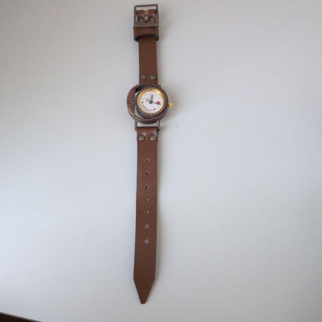 Deee Vintage Antique Style Quartz Watch Bronze Leather Band From Kyoto Japan