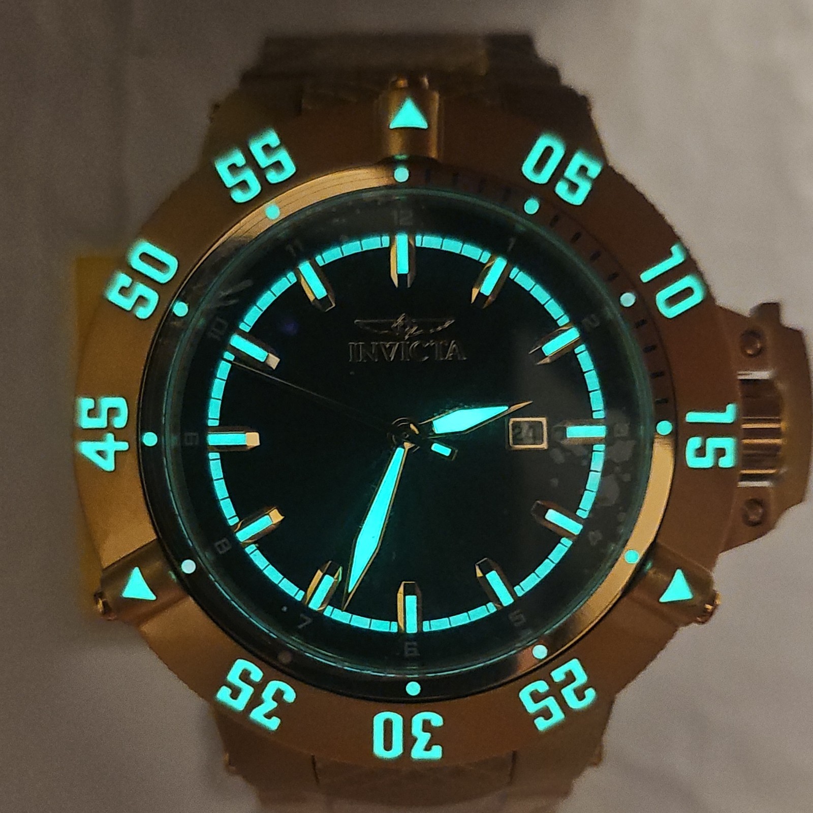 Invicta Project ABDA Sub Aqua Noma 3. W.R. 500MT Black Dial. READ DESCRIPTION.