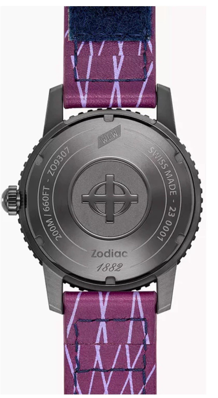 Zodiac ZO9307 Super Sea Wolf Laser Tag Edition Compression Diver Automatic Watch