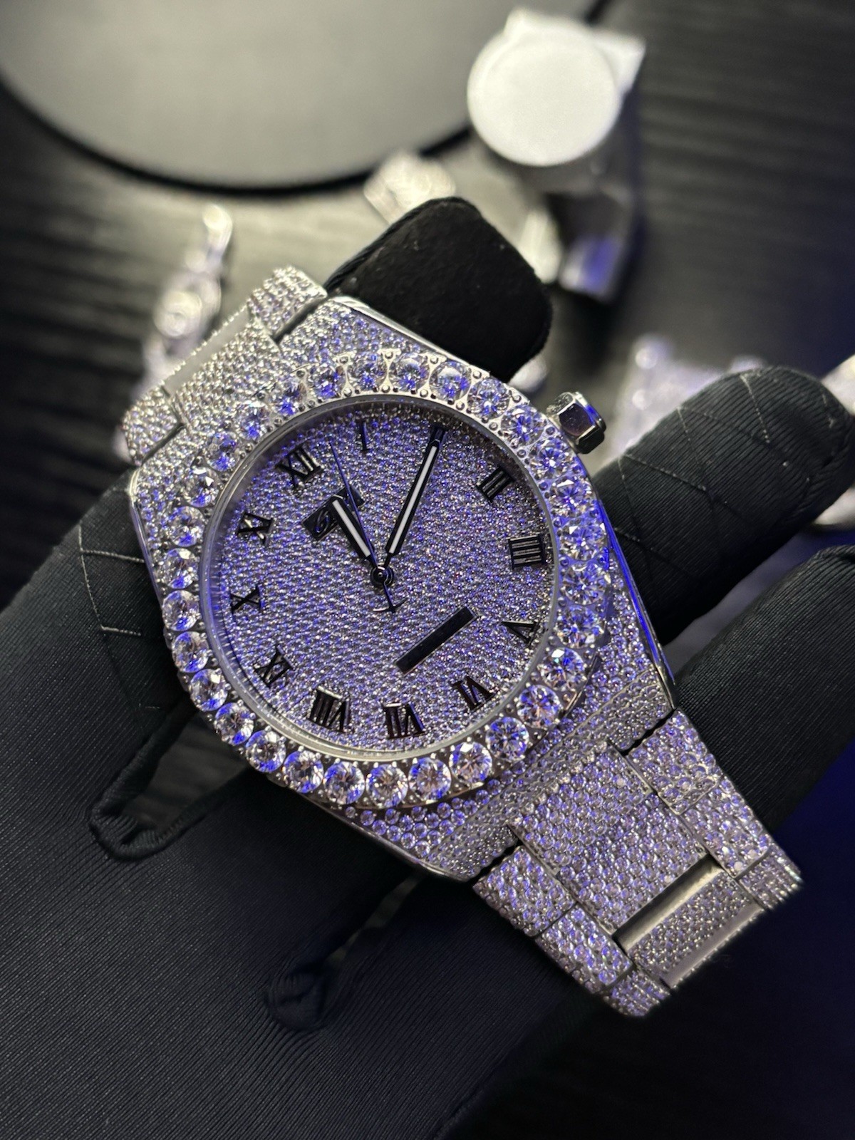 42MM Fully Iced Moissanite Alpha Era® 316