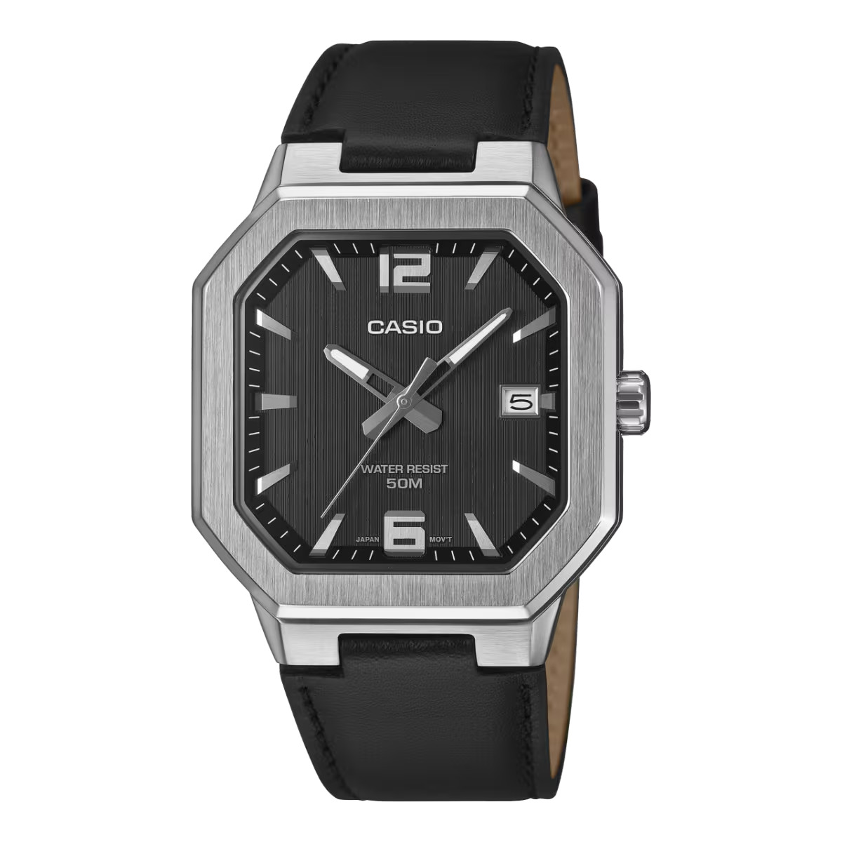 CASIO MTP‑B195 Series MTP-B195L-1AV Black Dial Analog 38 mm New Men’s Watch