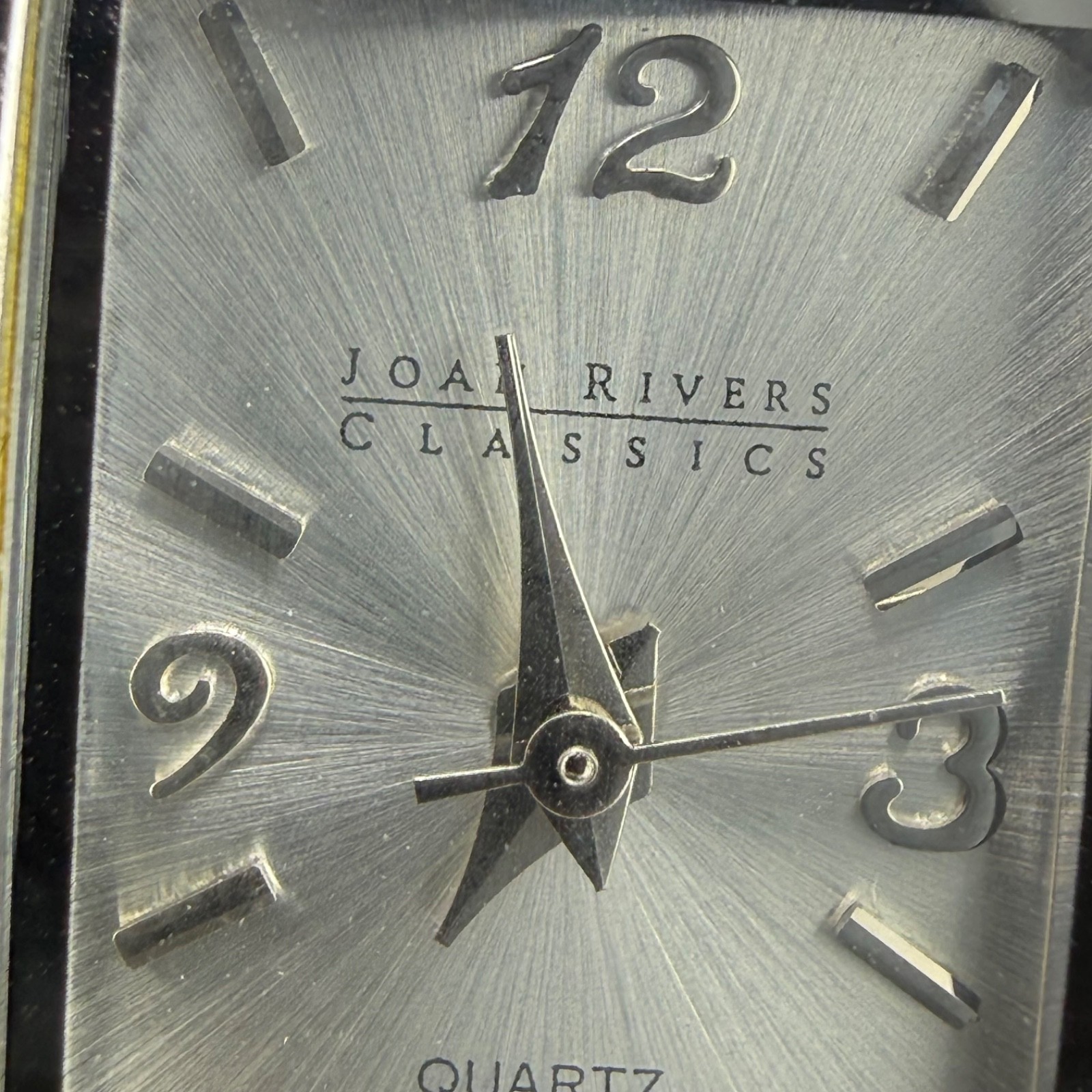 Vintage Joan Rivers Classics Watch Silver Tone UNTESTED