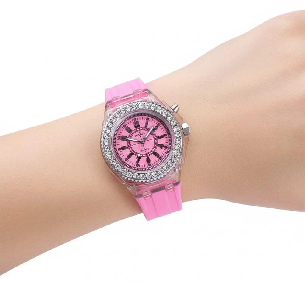 Mens Womens LED Watches Luminous Quartz Watches by Geneva