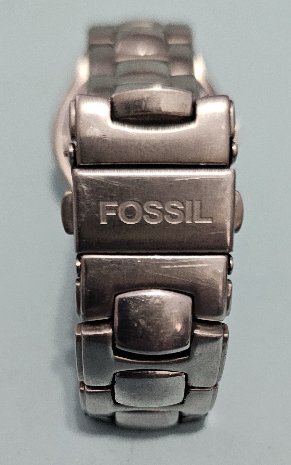 FOSSIL ARKITEKT Men’s Watch FS -2903 All SS 50 Meter Tested Works New Battery