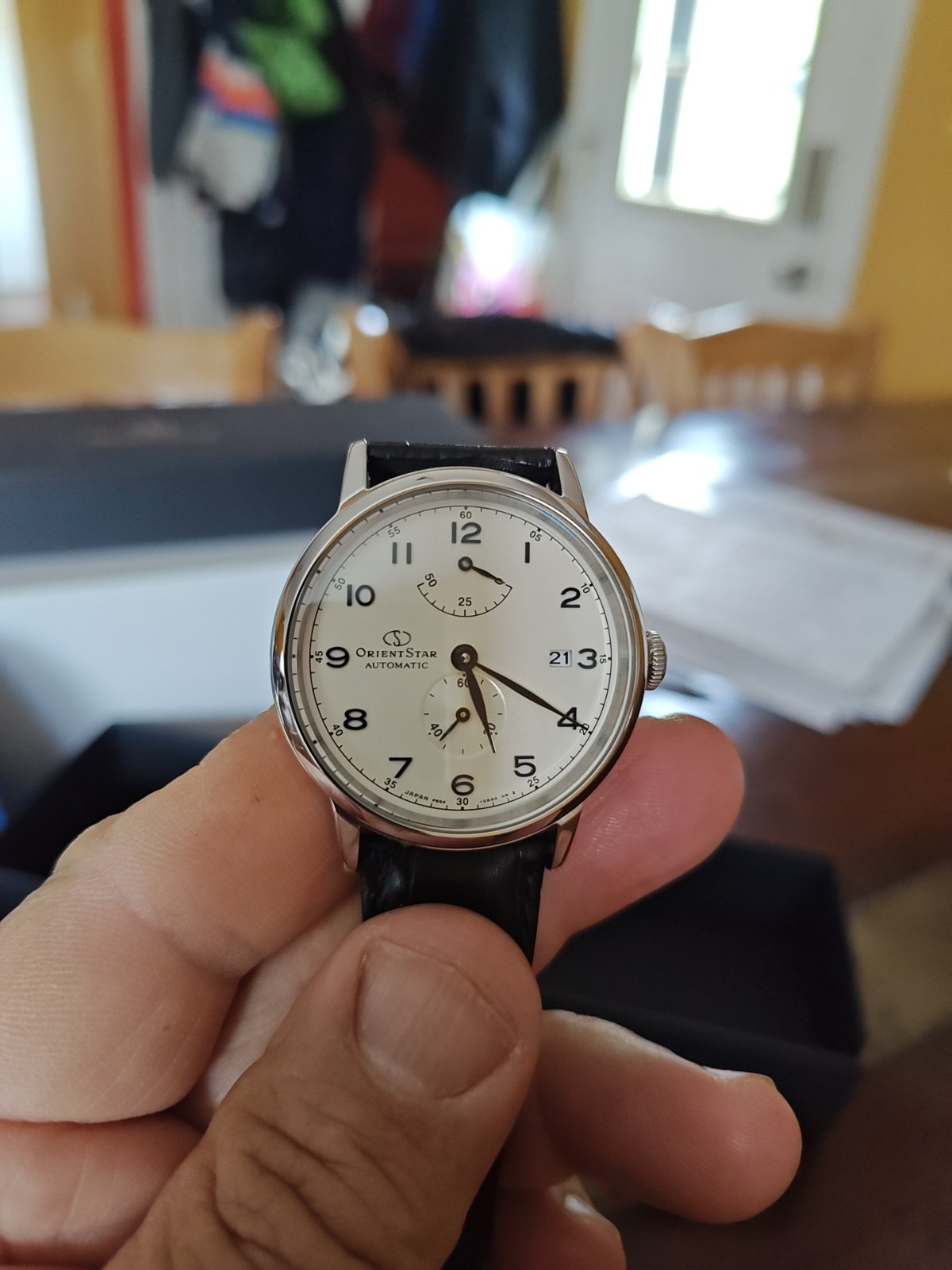 Orient Star Automatic Power Reserve Small Seconds Japan Full Set Box Papers