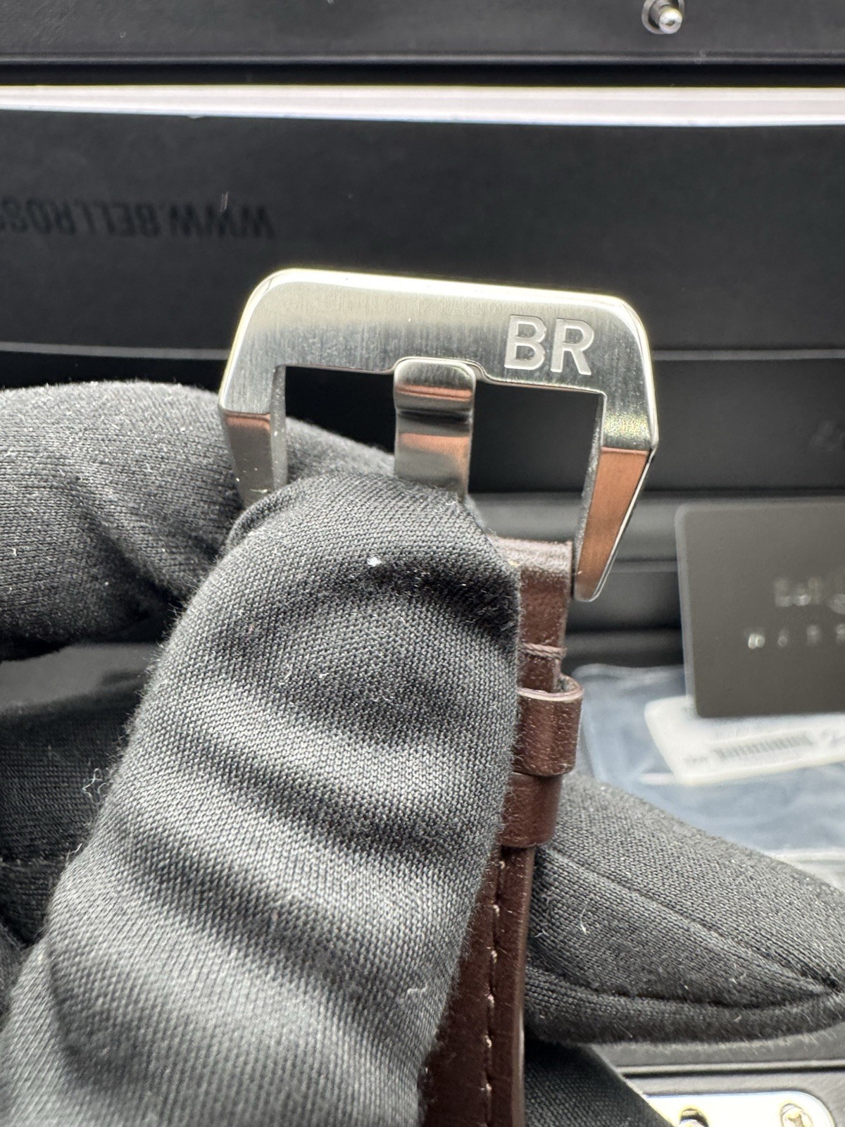 Bell and Ross BR 03 Auto Copper Dial Brown Strap Men’s BRO3A-GB-ST/SCA Full Set