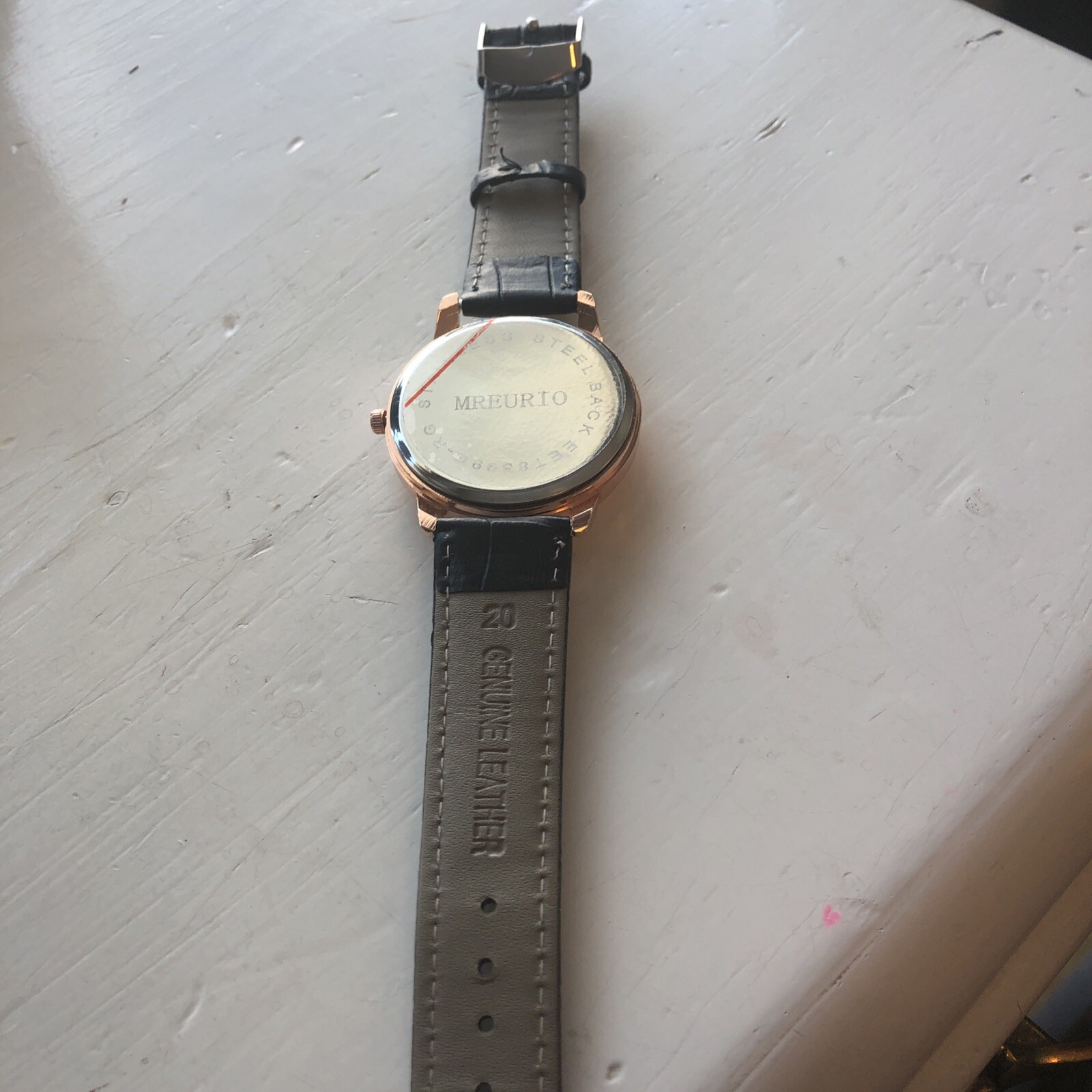 Mreurio Quartz Watch with Leather Bracelet