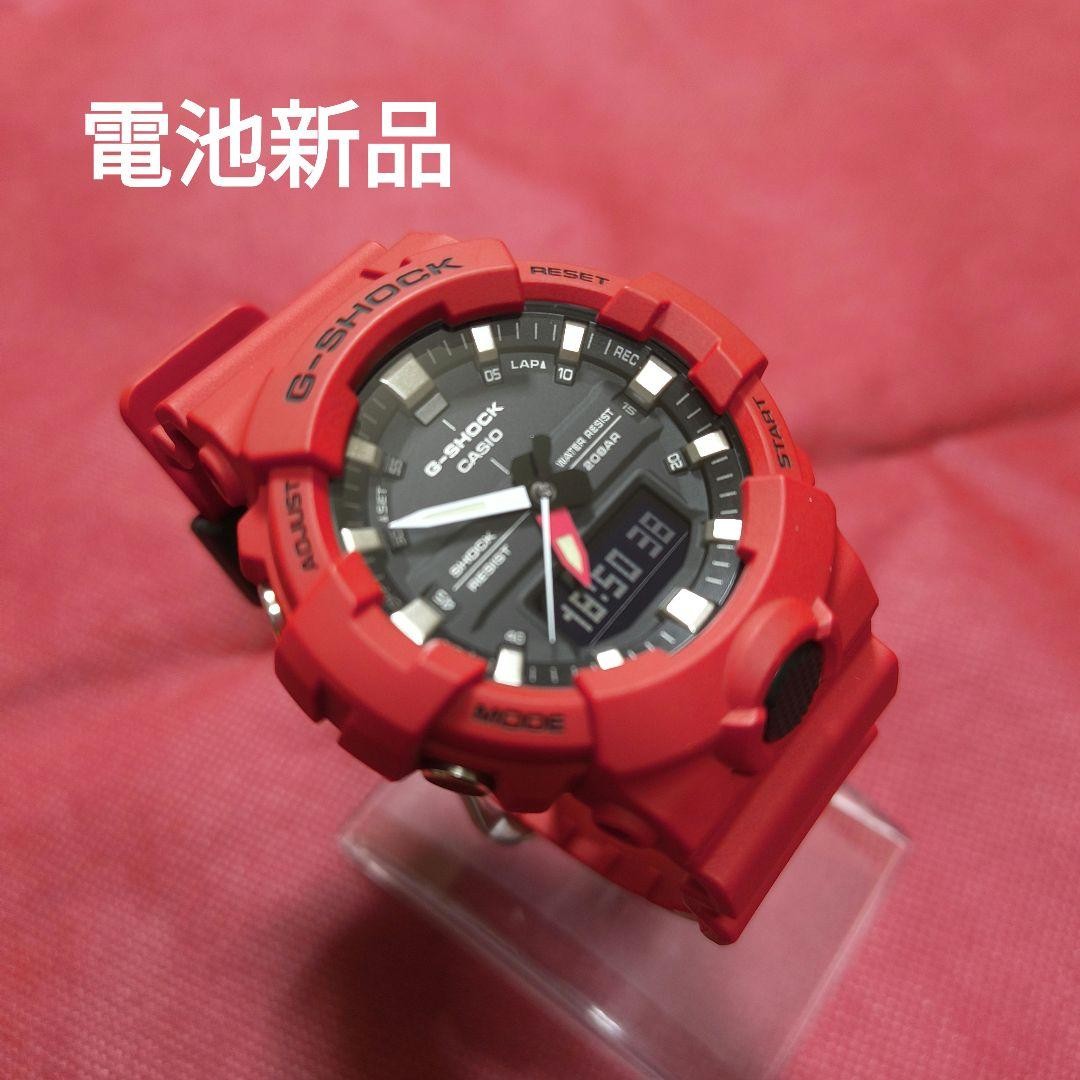 CASIO G-SHOCK GA-800 Red Battery New