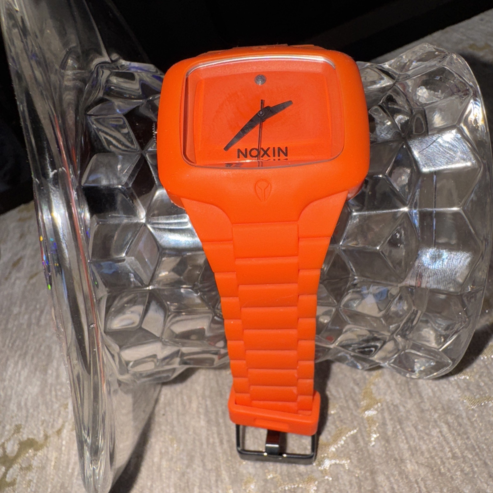Nixon The Rubber Player “Yes It’s Real” Orange Surf Men’s Analog Wrist Watch