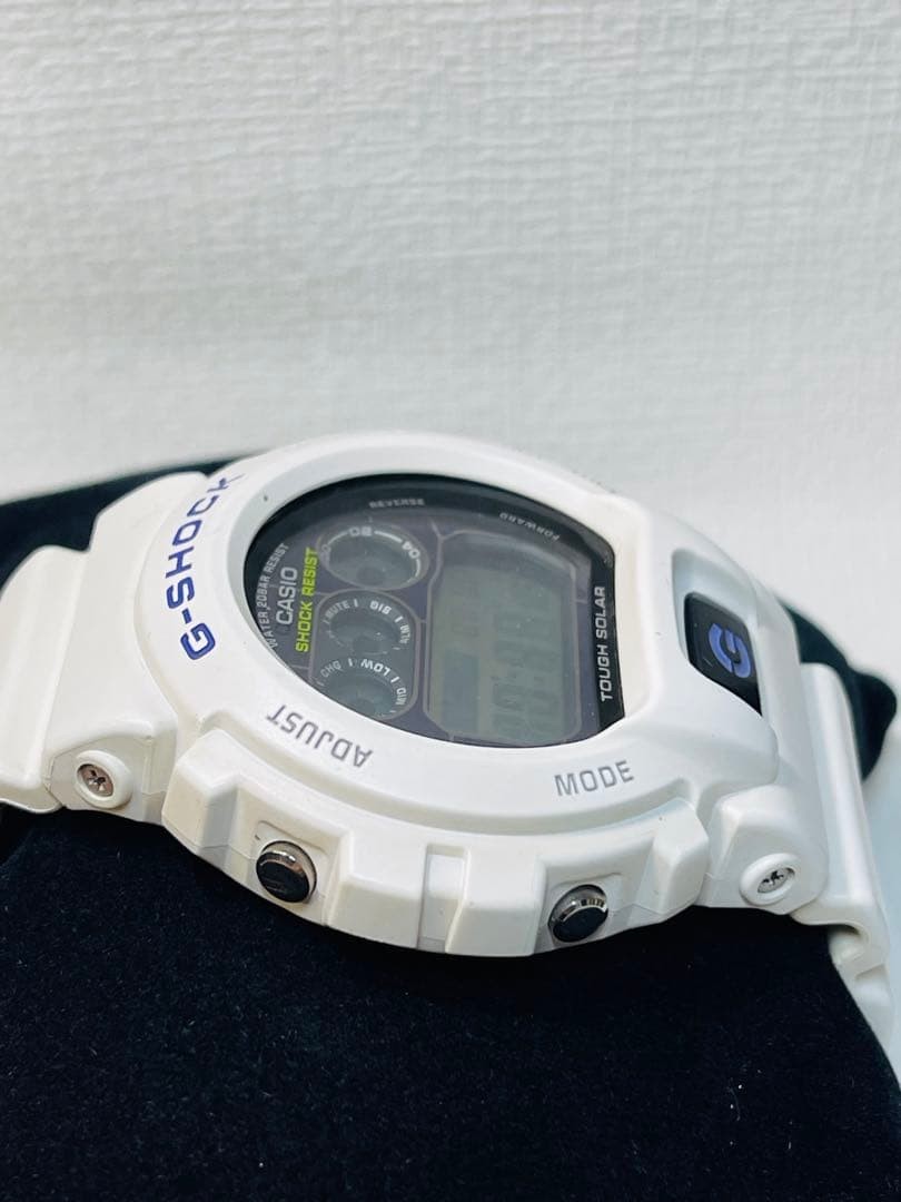 Working condition Casio G-SHOCK G-6900A White Tough Solar Rare