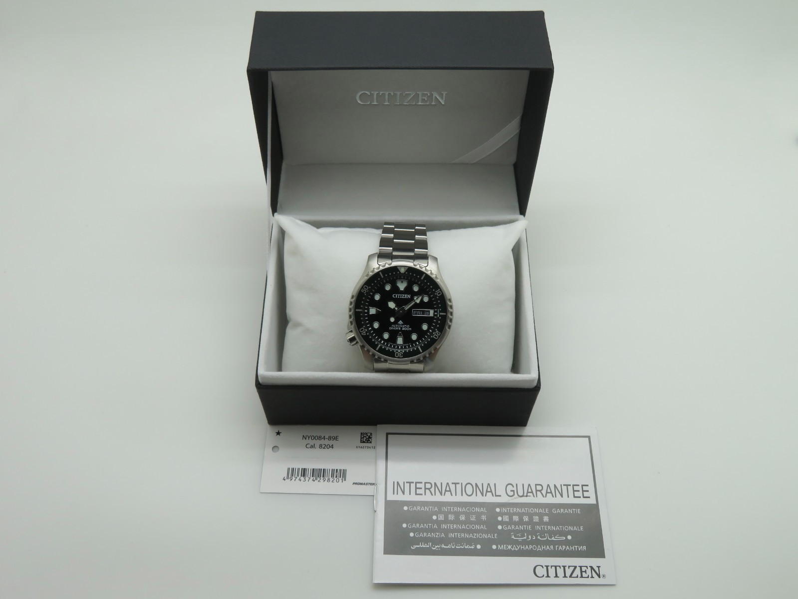 Citizen Promaster Marine NY0084-89E Men’s 41mm St.Steel Automatic Wristwatch
