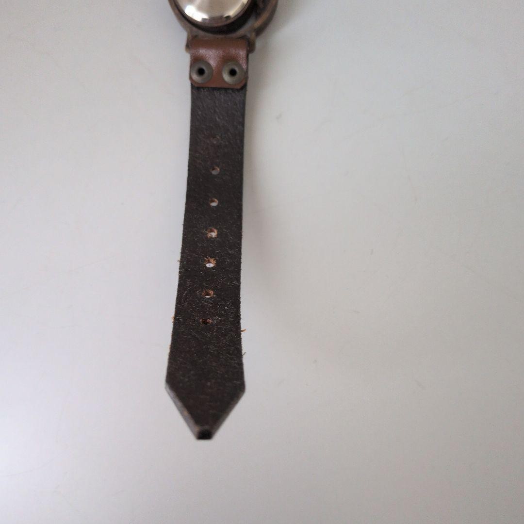 Deee Vintage Antique Style Quartz Watch Bronze Leather Band From Kyoto Japan