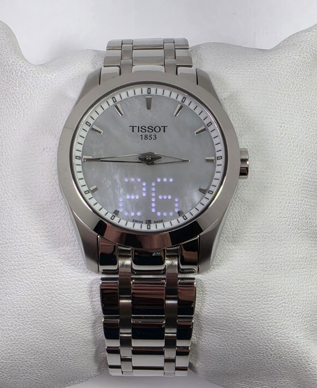 Tissot Couturier Secret Date Quartz Stainless Steel Ladies Watch T0352461111100