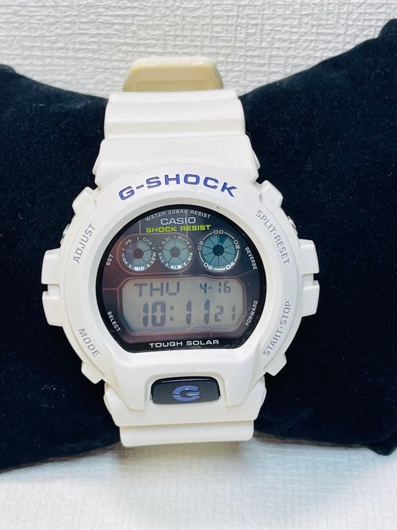 Working condition Casio G-SHOCK G-6900A White Tough Solar Rare