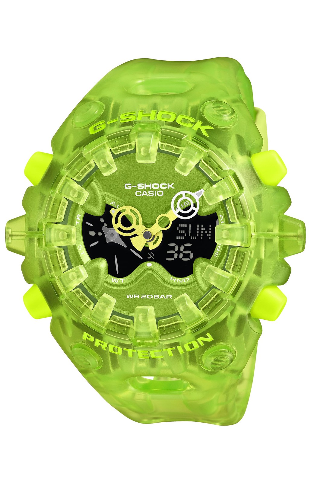 Casio G-Shock GA-V01SKE-3AJF Transparent Pack Green Digital Analog Men NEW Watch