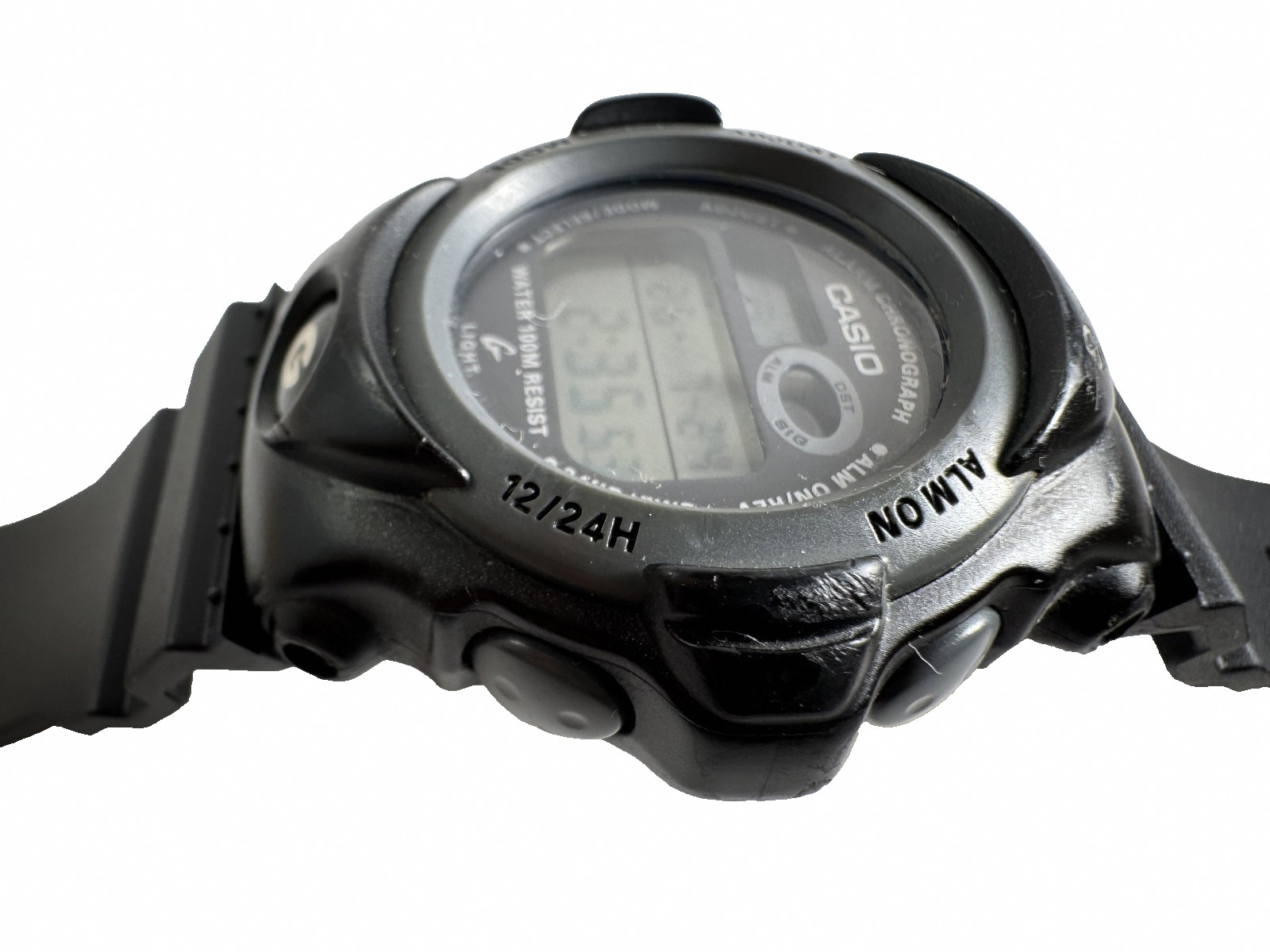 Casio Baby-G BG-155 Digital Black Watch NEW BATTERY NEW STRAP Breakdancing