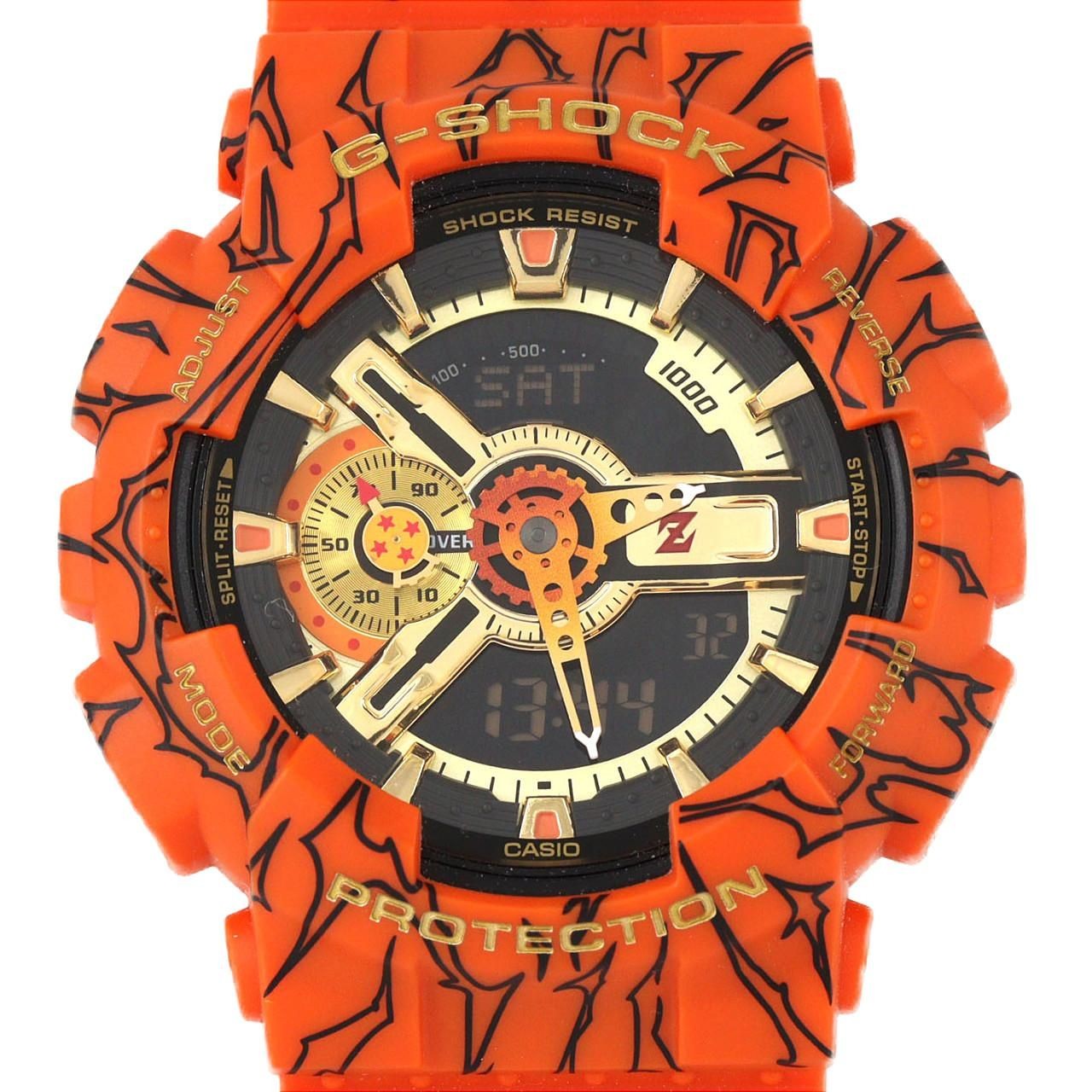Casio G SHOCK Dragon Ball Z GA 110JDB 1A4JR Rubber Quartz