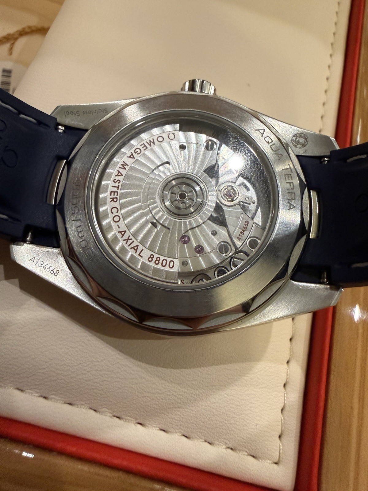OMEGA Seamaster Aqua Terra Navy Blue 150M 220.10.38.20.03.001 – STRAP & BRACELET
