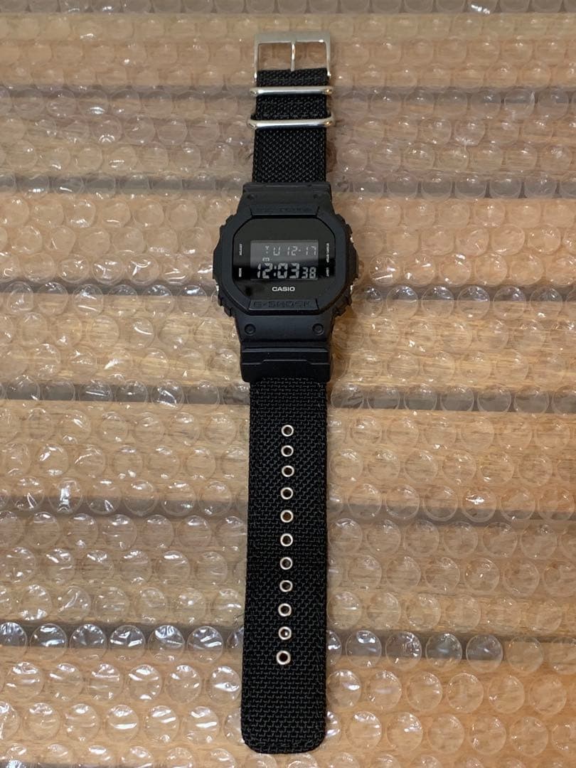 Casio G-Shock DW-5600E-1V Digital Watch Black Used G307