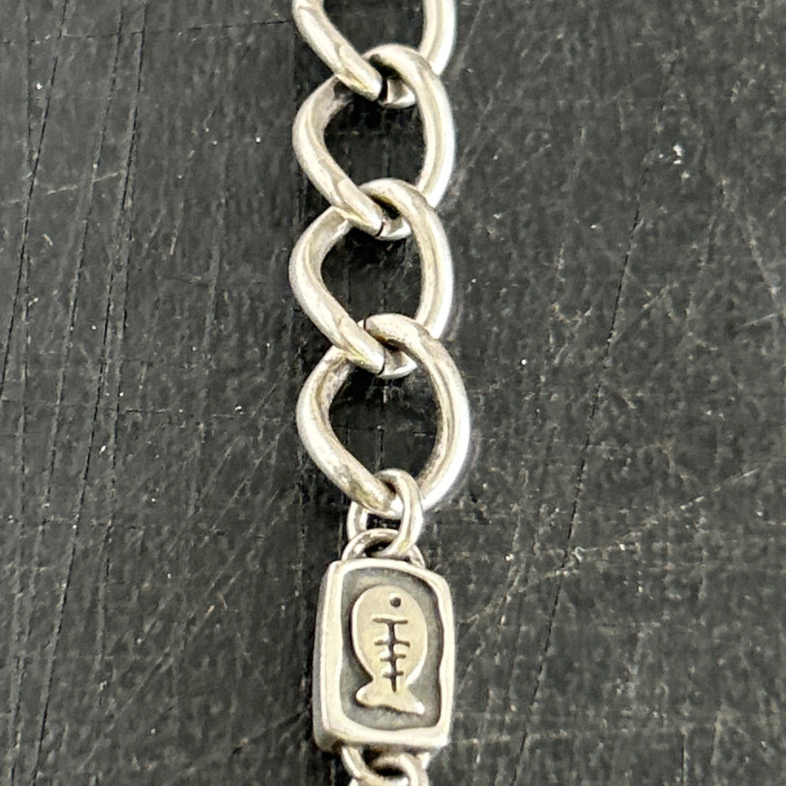 Brighton Pedigree Cat Silver Plated Filigree Chain Women’s Oval Watch New Batt.