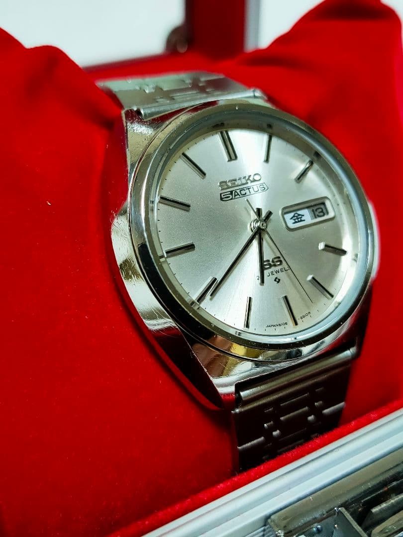 SEIKO 5 ACTUS Automatic Windshield Replaced From Japan