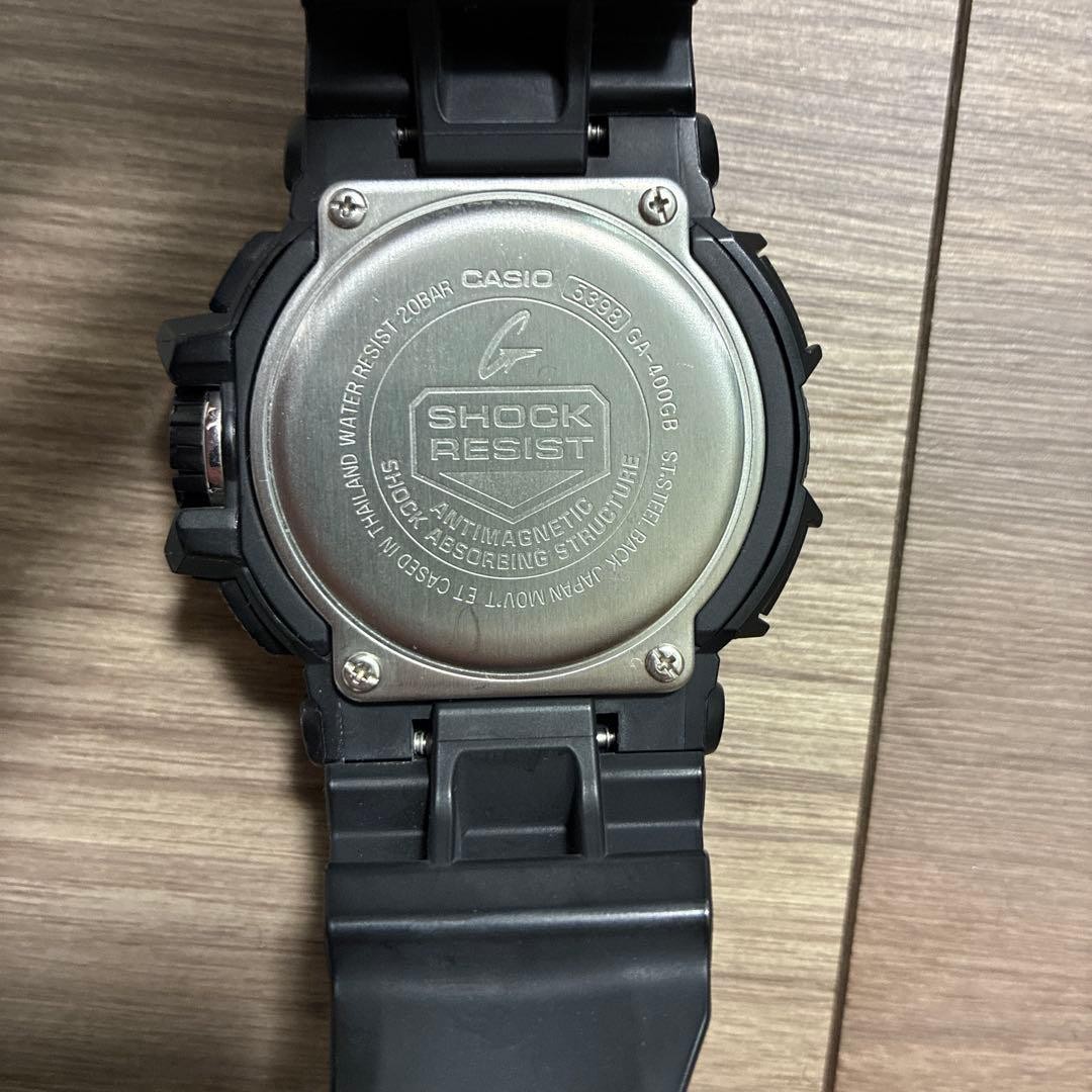 CASIO G-SHOCK GA-400-1AJF Analog-Digital Watch Black Used Japan