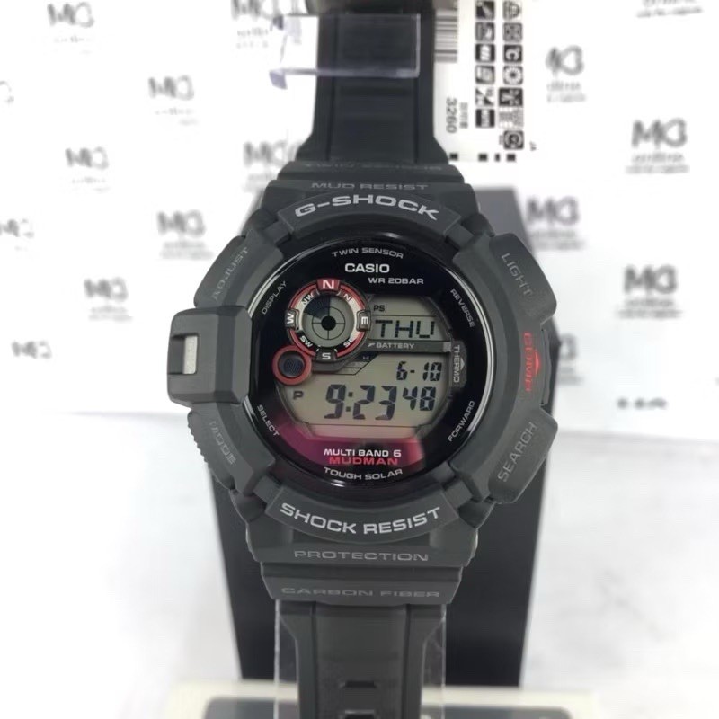 Casio G-Shock Mudman GW-9300-1JF Tough Solar Twin Sensor Carbon Fiber