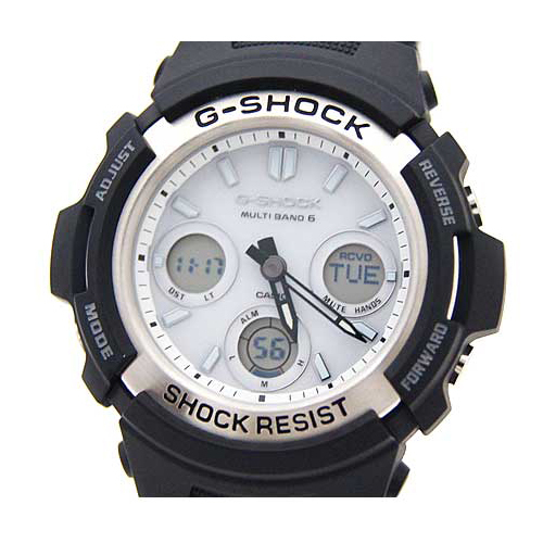 CASIO G-SHOCK AWG-M100S-7AJF White Dial Tough Solar Atomic Radio Men Watch