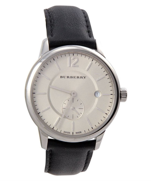 Brand New Burberry BU10000 The Classic Round Checked Steel Case Men’s Watch