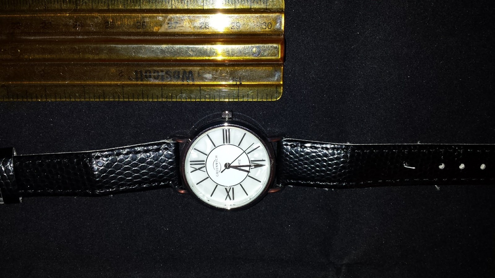 Greenwich Watch Faux Mother of Pearl Background